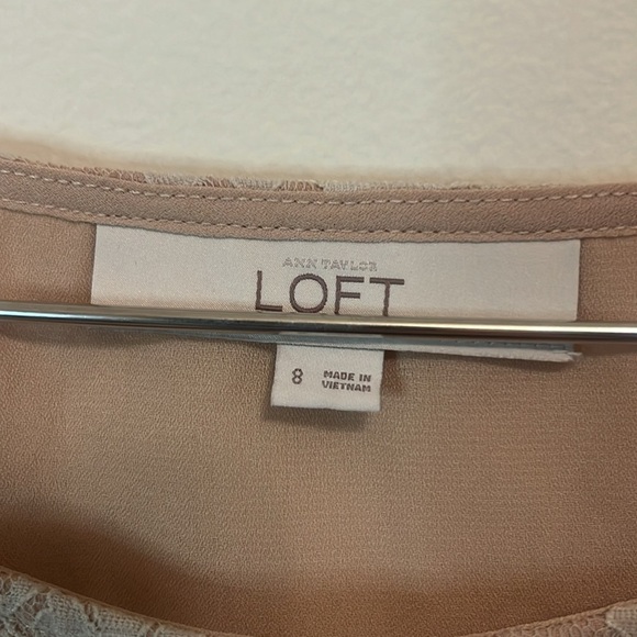 Loft Lace Lined Blouse - Picture 3 of 6